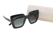 JIMMY CHOO Auri/G/S Women's Sunglasses Butterfly Shiny Frame Tinted Case RRP349