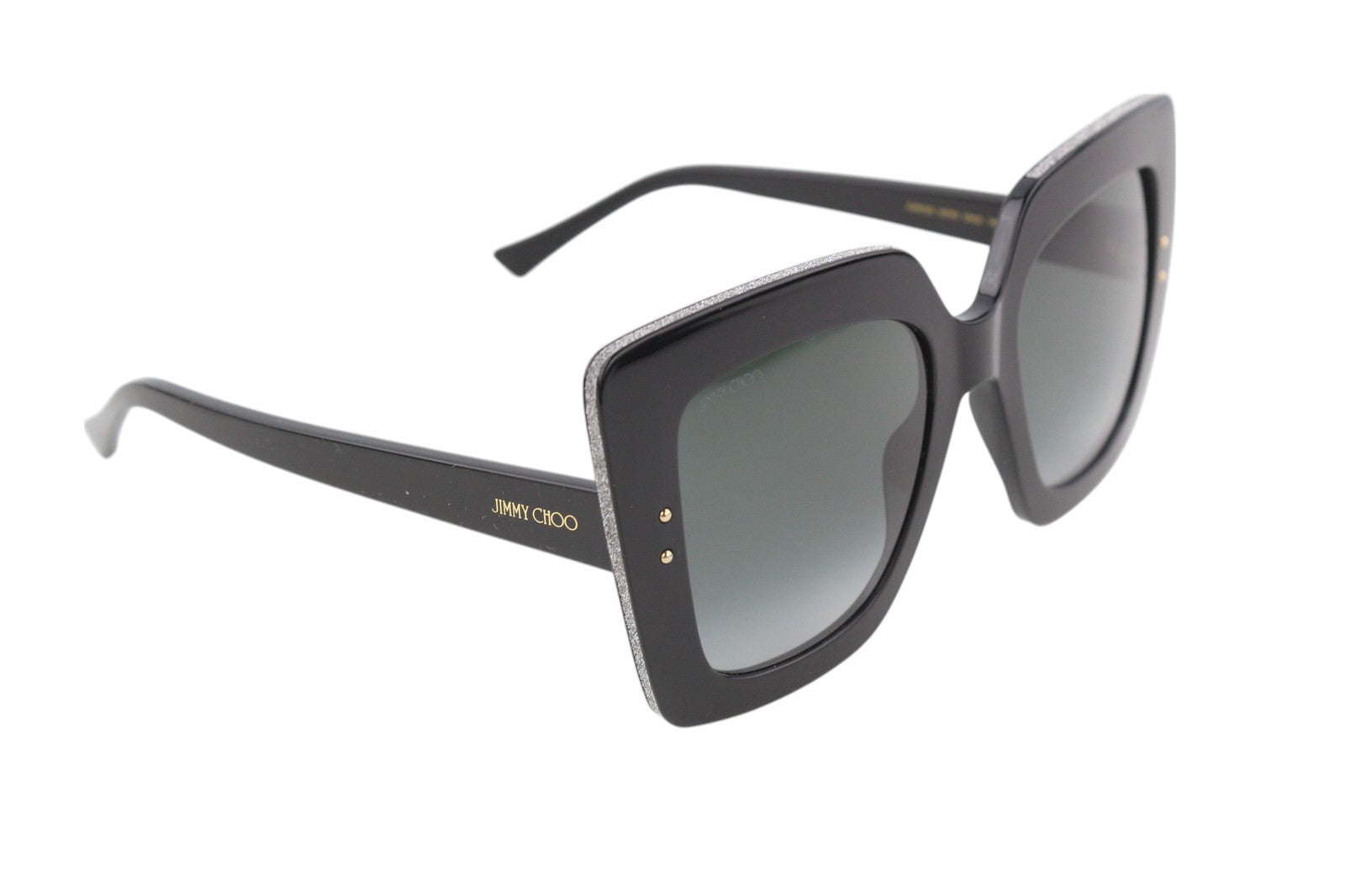 JIMMY CHOO Auri/G/S Women's Sunglasses Butterfly Shiny Frame Tinted Case RRP349