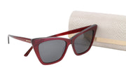 JIMMY CHOO Lucine/S Women's Sunglasses OS Dark Cateye Tinted Case Box RRP349