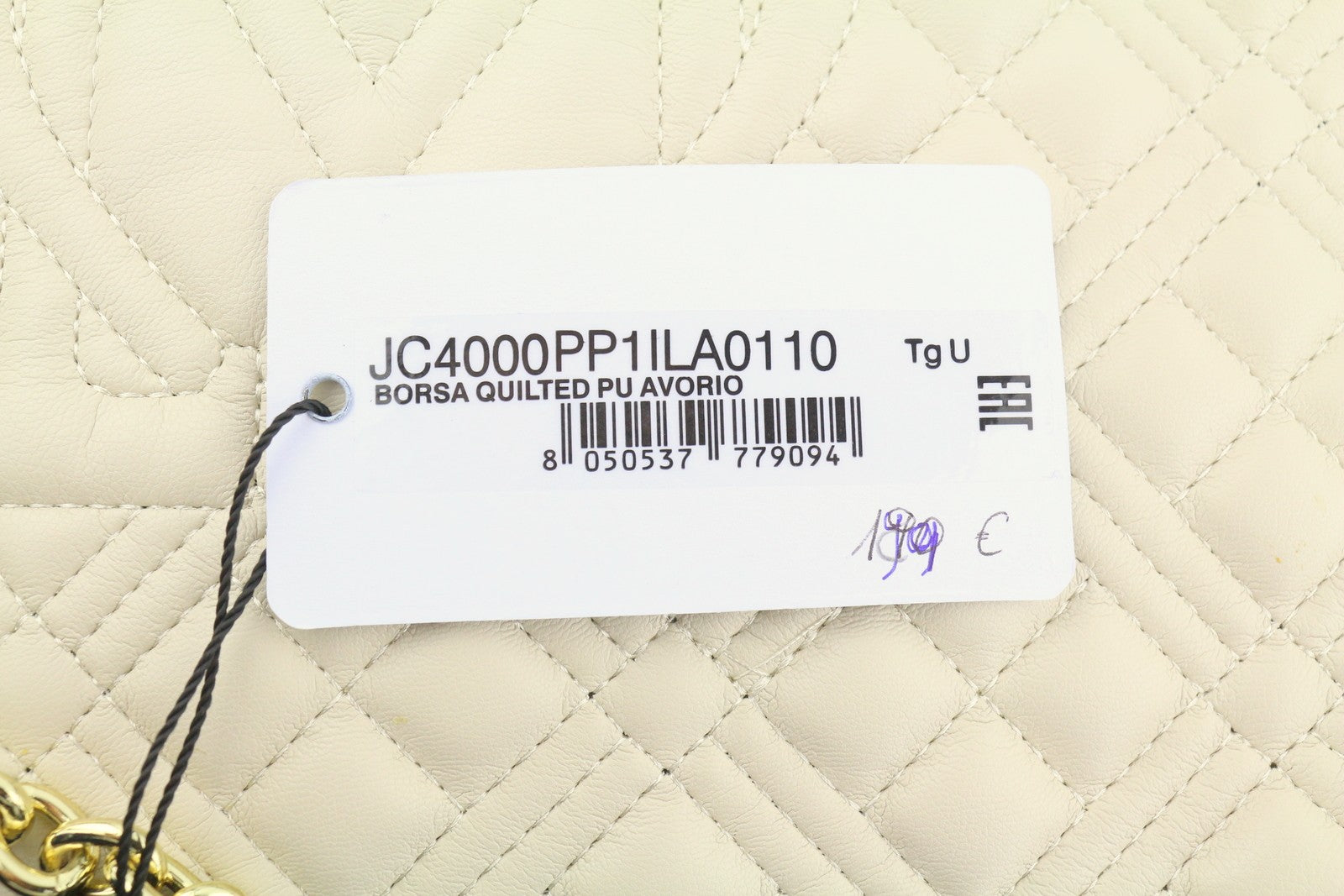 LOVE MOSCHINO Borsa Quilted PU Avorio Women Bag OS Beige Square Crossbody