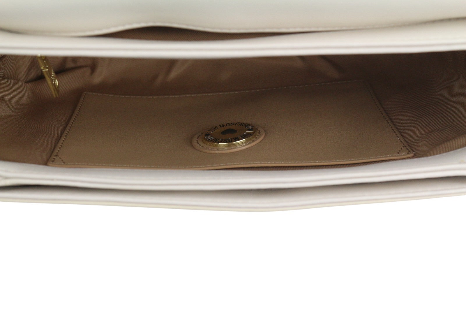 LOVE MOSCHINO Borsa Quilted PU Avorio Women Bag OS Beige Square Crossbody