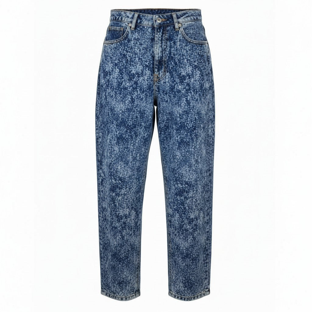 1989 STUDIO Marble Mastiff Denim Men Jeans W33 Blue Wide Leg Zip Fly RRP450