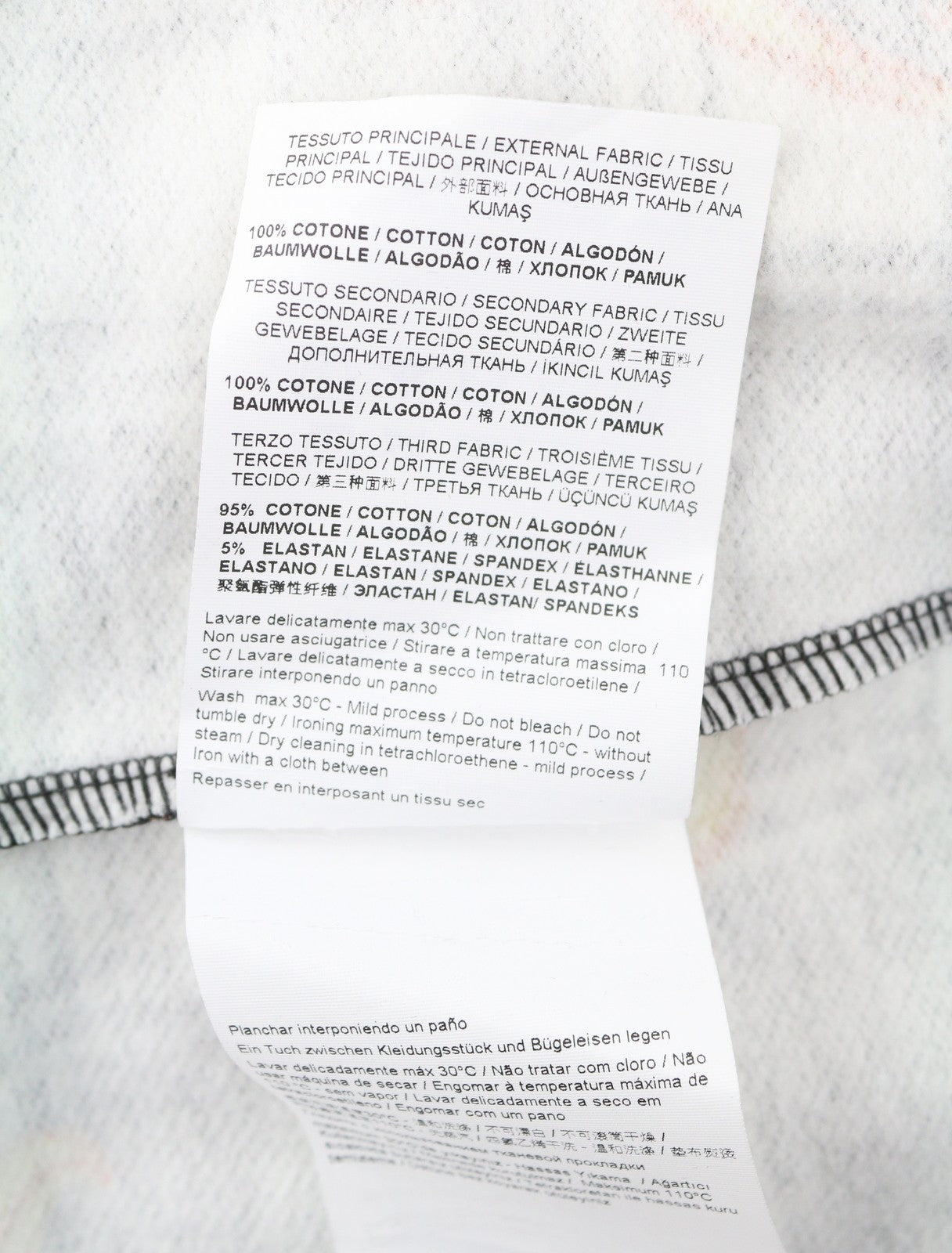 VERSACE COUTURE Felpa Garzata Print Highland Women Hoodie 42 Pullover RRP439