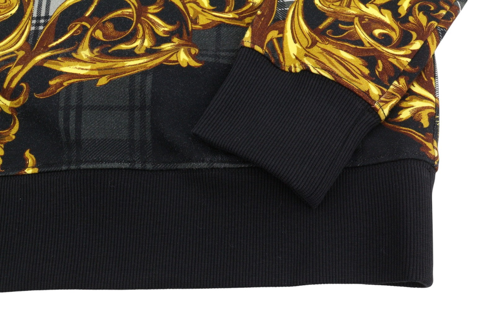 VERSACE COUTURE Felpa Garzata Print Highland Women Hoodie 42 Pullover RRP439