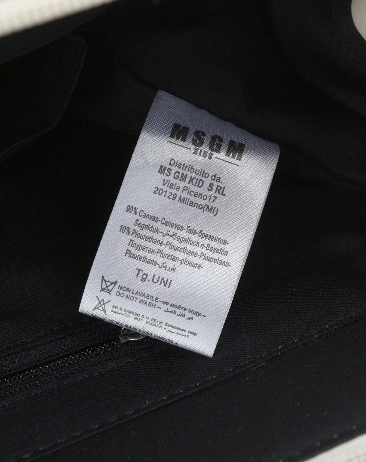 MSGM Shopper Canvas Girl Women Bag OS Pink Double Handles Zipper Tote