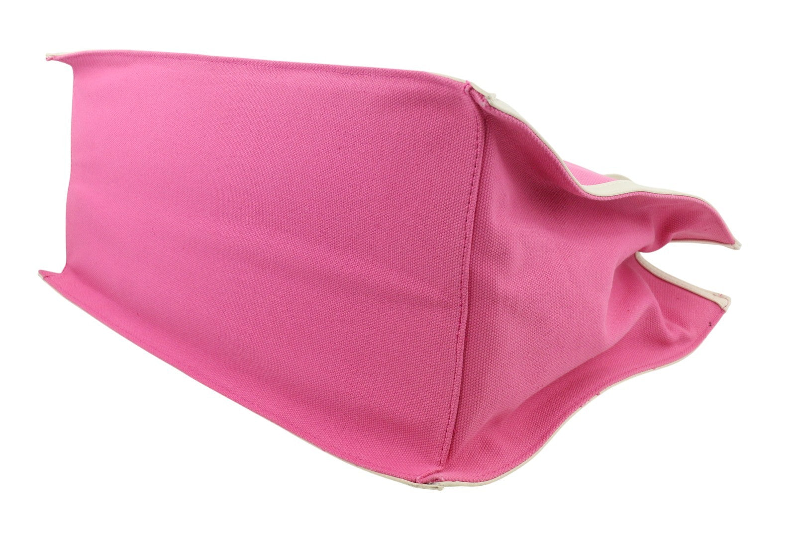 MSGM Shopper Canvas Girl Women Bag OS Pink Double Handles Zipper Tote