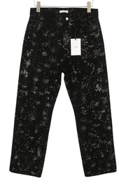 1989 STUDIO Spot Rhodesian Men Jeans W30 Black Paint Splatter Detail RRP501