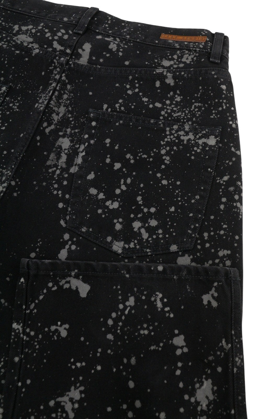 1989 STUDIO Spot Rhodesian Men Jeans W30 Black Paint Splatter Detail RRP501