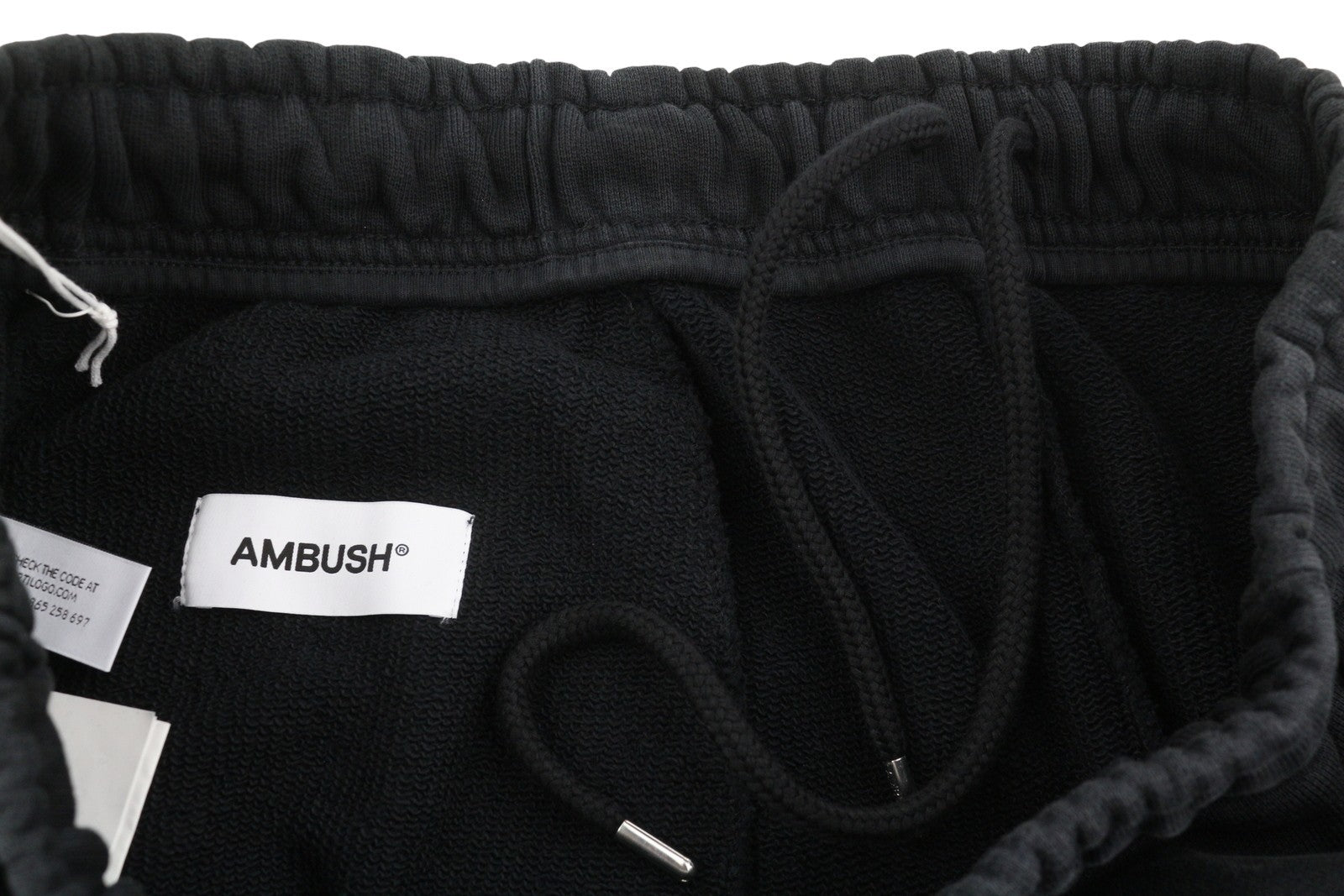 AMBUSH Wide Sweatpants Tap Shoe No Col Men Trousers 2XL Black Straight RRP550