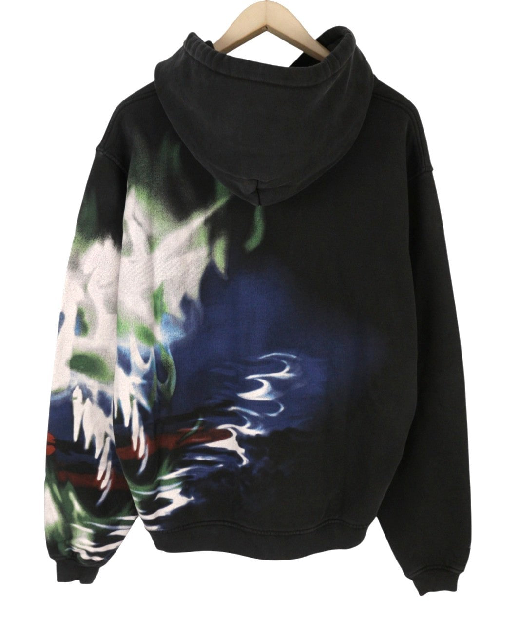 AMBUSH Graphic Tap Shoe Snorke Men Hoodie M Grey Patterned Unisex RRP565