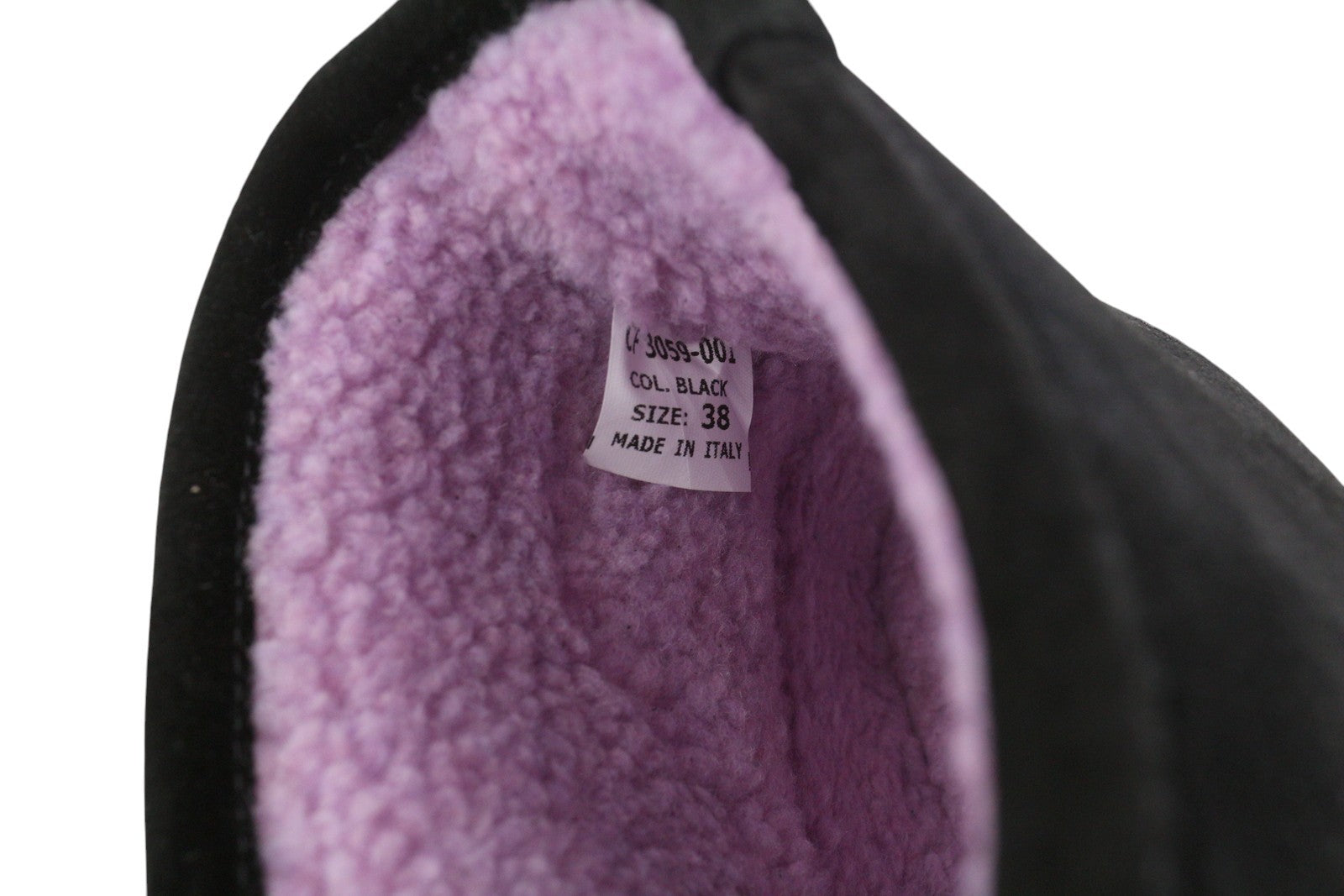 CHIARA FERRAGNI Ankle Eyelike Black Suede Women Boots EU38 Fleece Inside RRP275