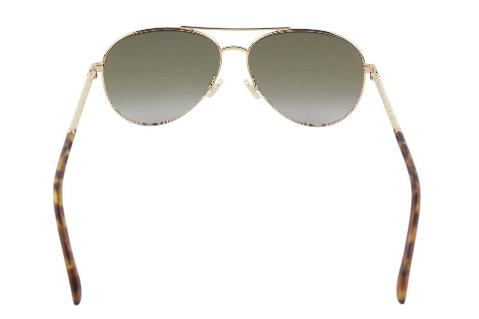 JIMMY CHOO Devan/S Women's Sunglasses OS Gold Shiny Frame Tinted Lens RRP349