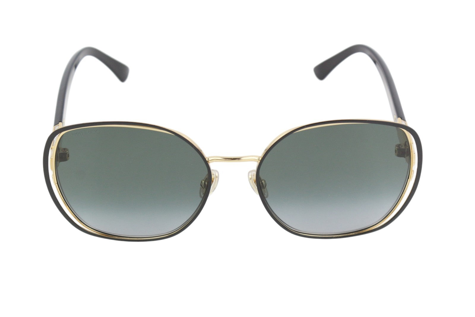 JIMMY CHOO Dodie/S Women's Sunglasses OS Gold Glitter Detail Frame RRP349