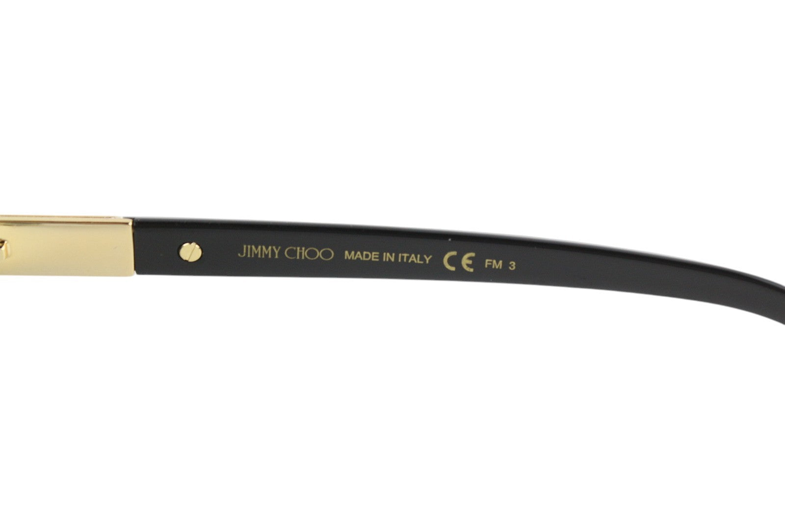 JIMMY CHOO Dodie/S Women's Sunglasses OS Gold Glitter Detail Frame RRP349