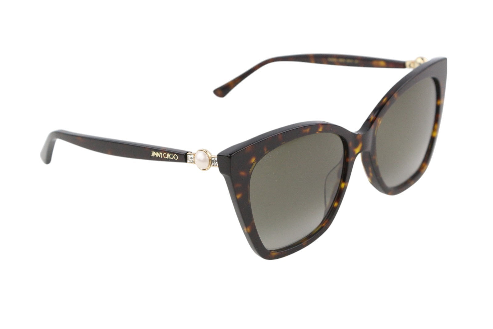 JIMMY CHOO Rua/G/S Women's Sunglasses OS Cateye Animal Print Frame RRP399