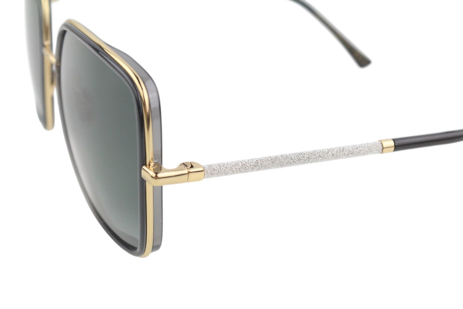 JIMMY CHOO Jayla/S Women's Sunglasses OS Glitter Gold Tone Tinted Lens RRP349