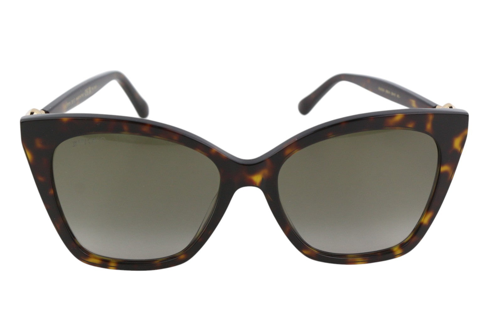 JIMMY CHOO Rua/G/S Women's Sunglasses Brown Animal Print Cateye Tinted RRP399