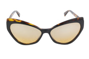 LOVE MOSCHINO Mos081/S Women's Sunglasses OS Cateye Animal Print Frame Logo