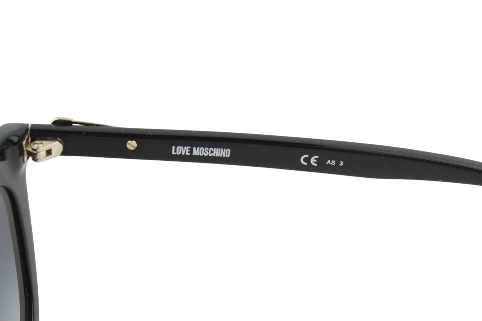 LOVE MOSCHINO Mol005/S Women's Sunglasses OS Black Square Tinted Frame Logo