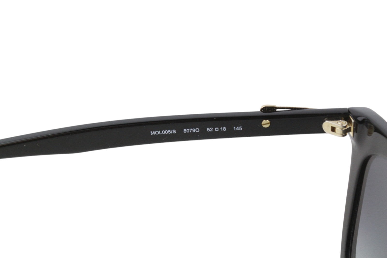 LOVE MOSCHINO Mol005/S Women's Sunglasses OS Black Square Tinted Frame Logo