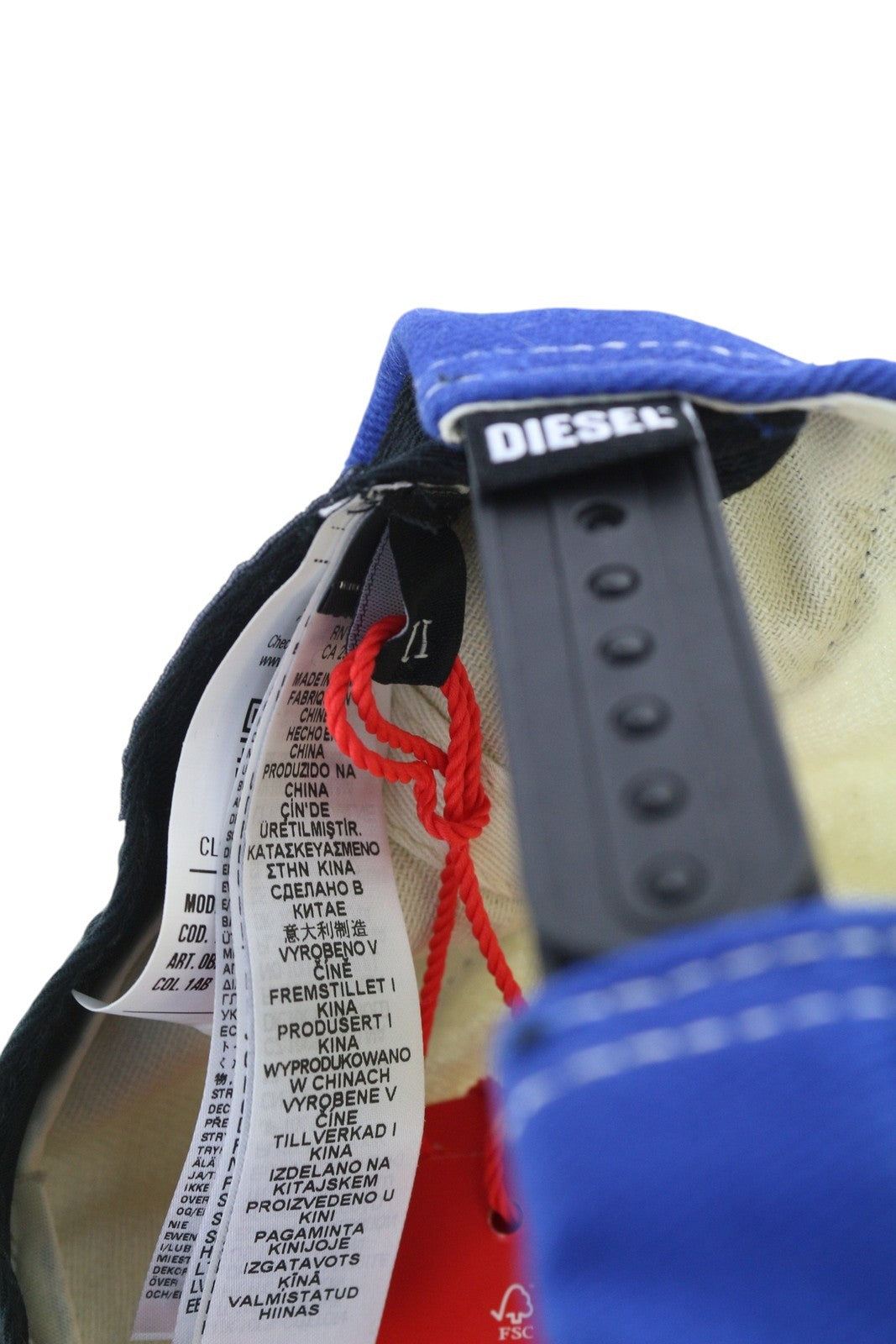 DIESEL C-Pavel Men's Cap One Size Baseball Cotton Power Station Embroidery