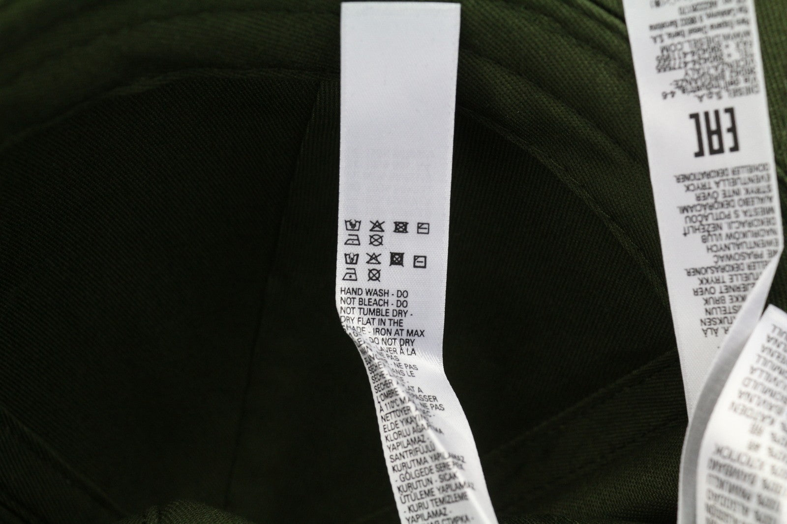 DIESEL Corry-Gum Men's Cap One Size Green Cotton Logo Casual All Seasons