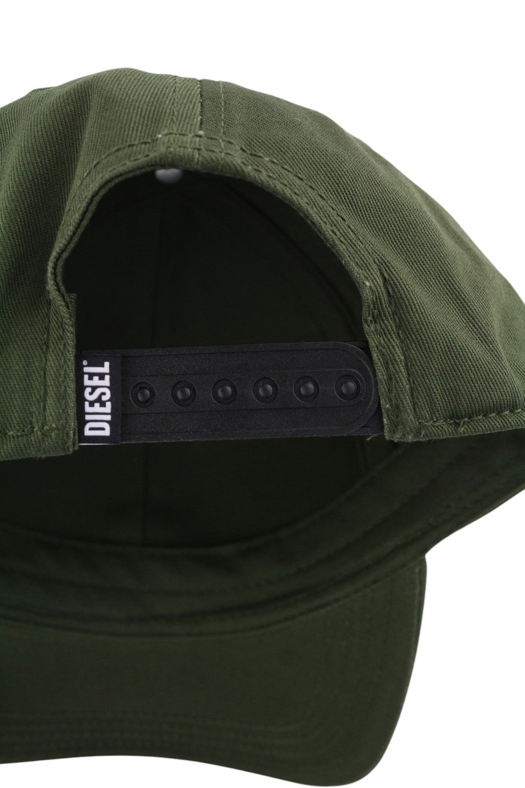 DIESEL Corry-Gum Men's Cap One Size Green Cotton Logo Casual All Seasons