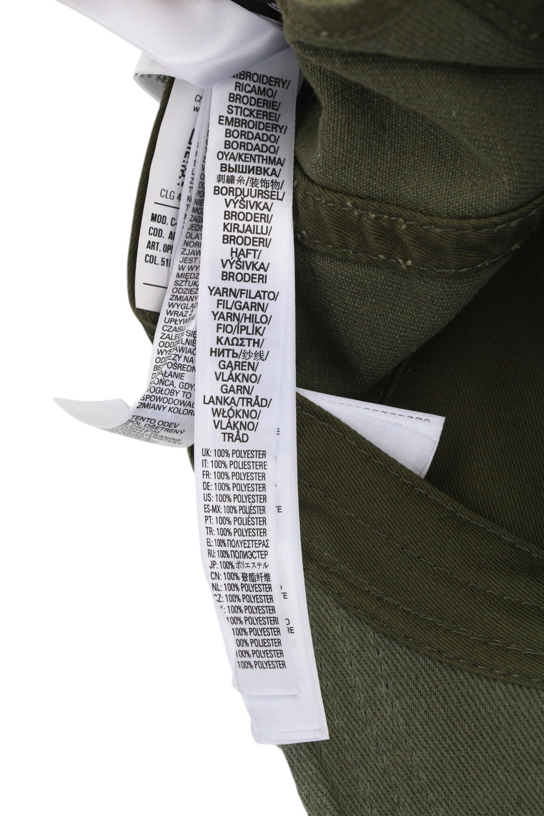 DIESEL C-Stone Men's Cap One Size Baseball D-Rill Usion Green Logo Cotton