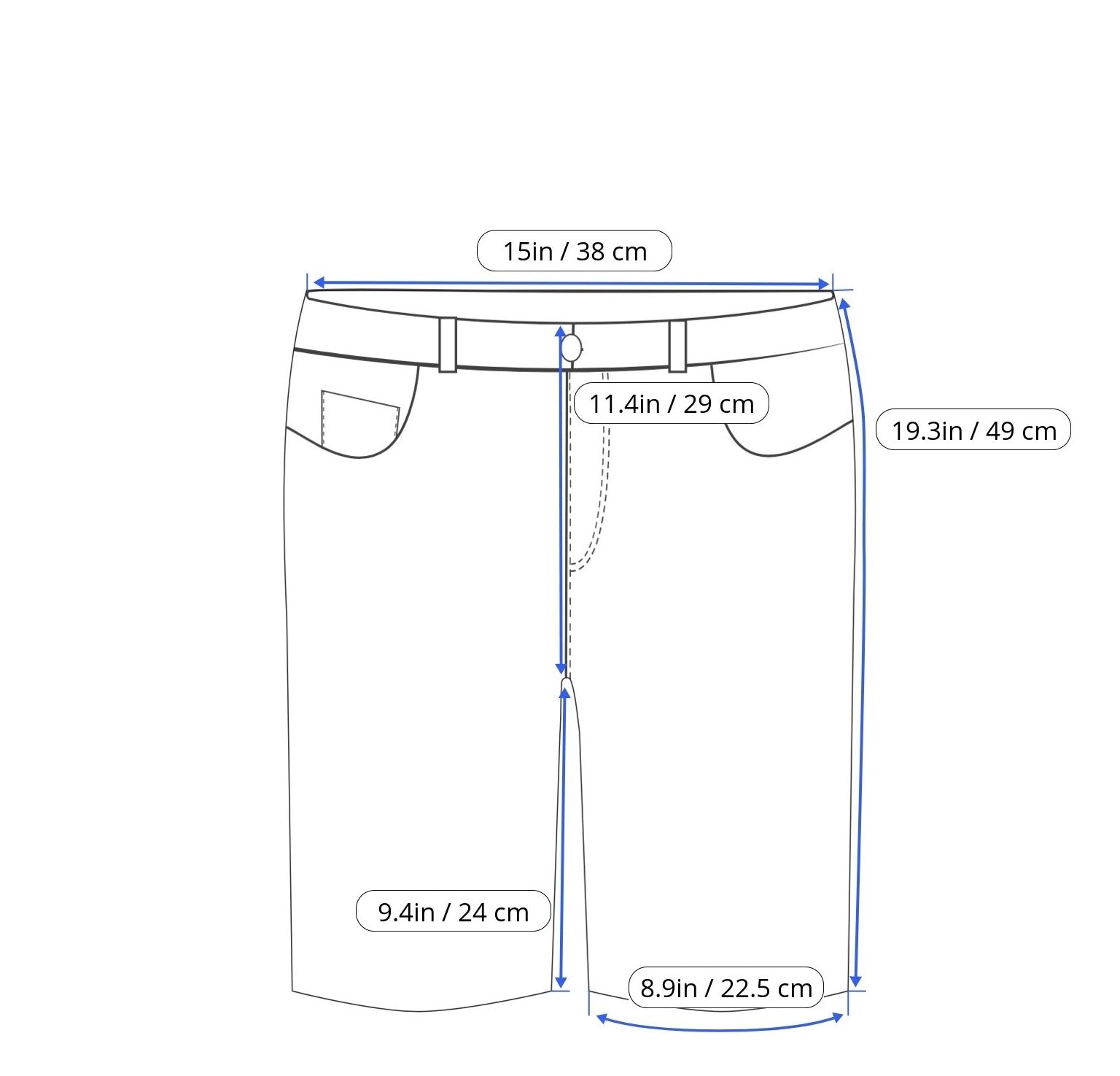 DIESEL D-Mirk 084RE Men's Shorts W28 Light Blue Washed Cotton Slim Fit Denim