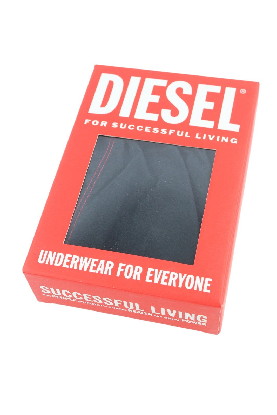 DIESEL Uubx-Stark Men's Underwear L Boxer Black Elastic Waist Logo