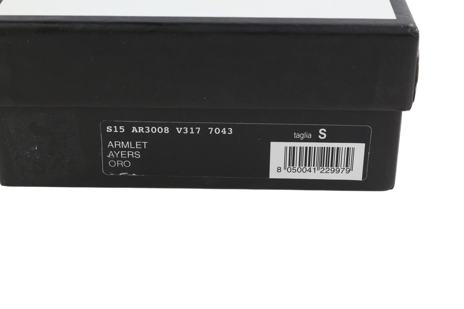 DSQUARED2 Ayers Oro Women Bracelet S Shiny Gold Tone Logo Armlet Casual