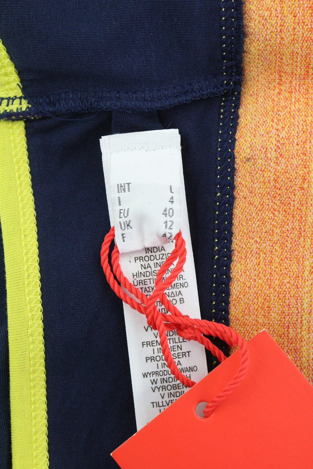 DIESEL Ufsb-Mileys Women's Sports Bra L Blue Logo Stretchy Athletic Round Neck