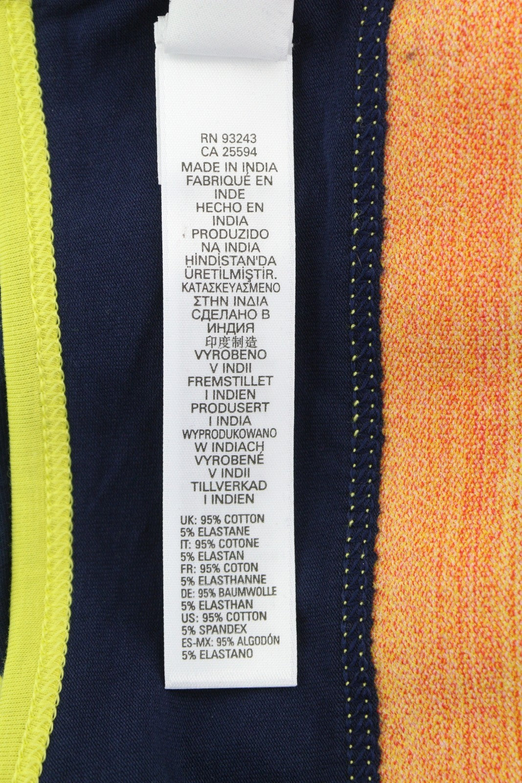 DIESEL Ufsb-Mileys Women's Sports Bra L Blue Logo Stretchy Athletic Round Neck