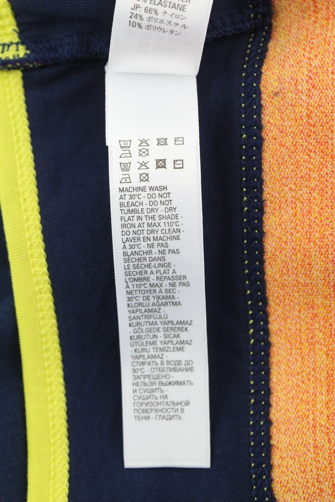 DIESEL Ufsb-Mileys Women's Sports Bra L Blue Logo Stretchy Athletic Round Neck