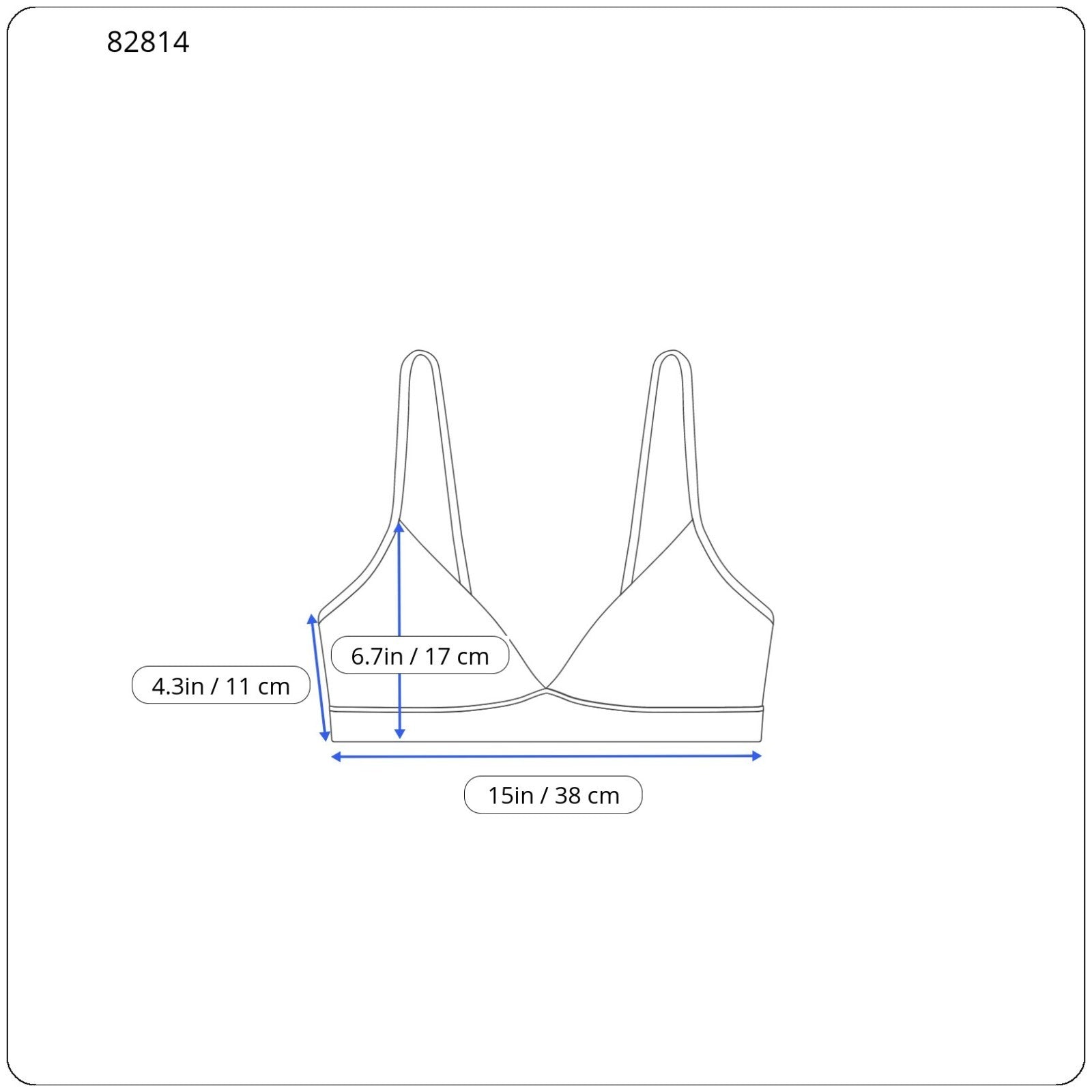 DIESEL Ufsb-Mileys Women's Sports Bra XL Blue Stretch Logo Sleeveless Training