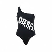 DIESEL Ufby-Jane-R Women's Bodysuit S One-Shoulder Slim Stretch Fit All Season