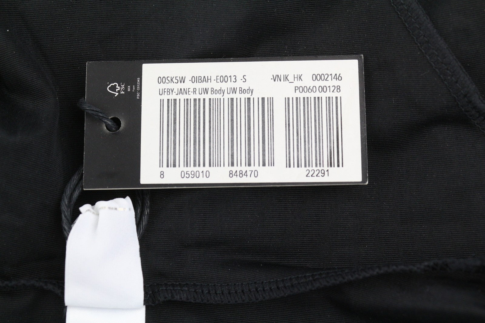 DIESEL Ufby-Jane-R Women's Bodysuit S One-Shoulder Slim Stretch Fit All Season