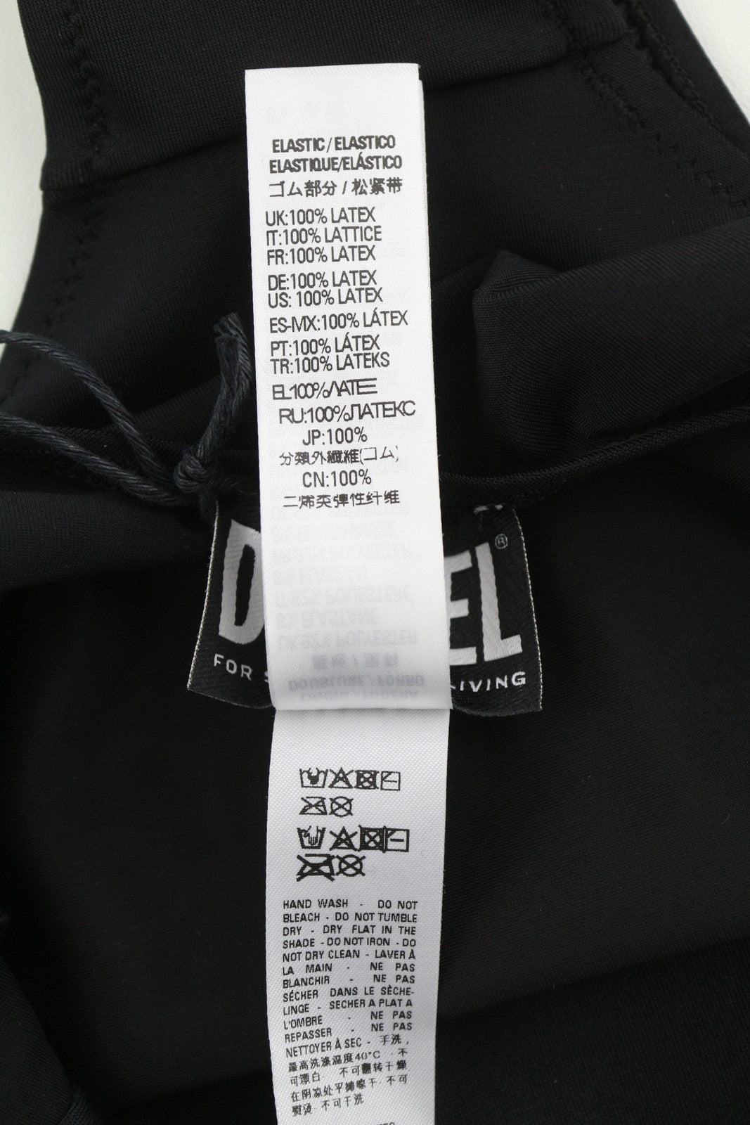 DIESEL X Coca-Cola CC-Flamnew-Cola Women Swimsuit XS Black Stretch One-Piece