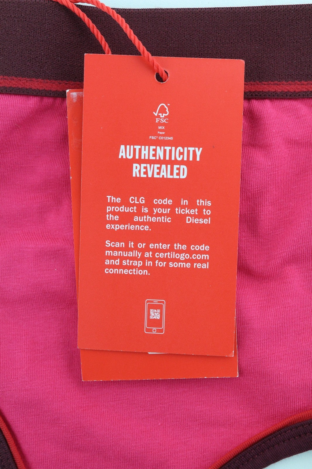 DIESEL Ufsb-Mileys Women's Sports Bra XL Pink Stretchy Logo Round Neck Top