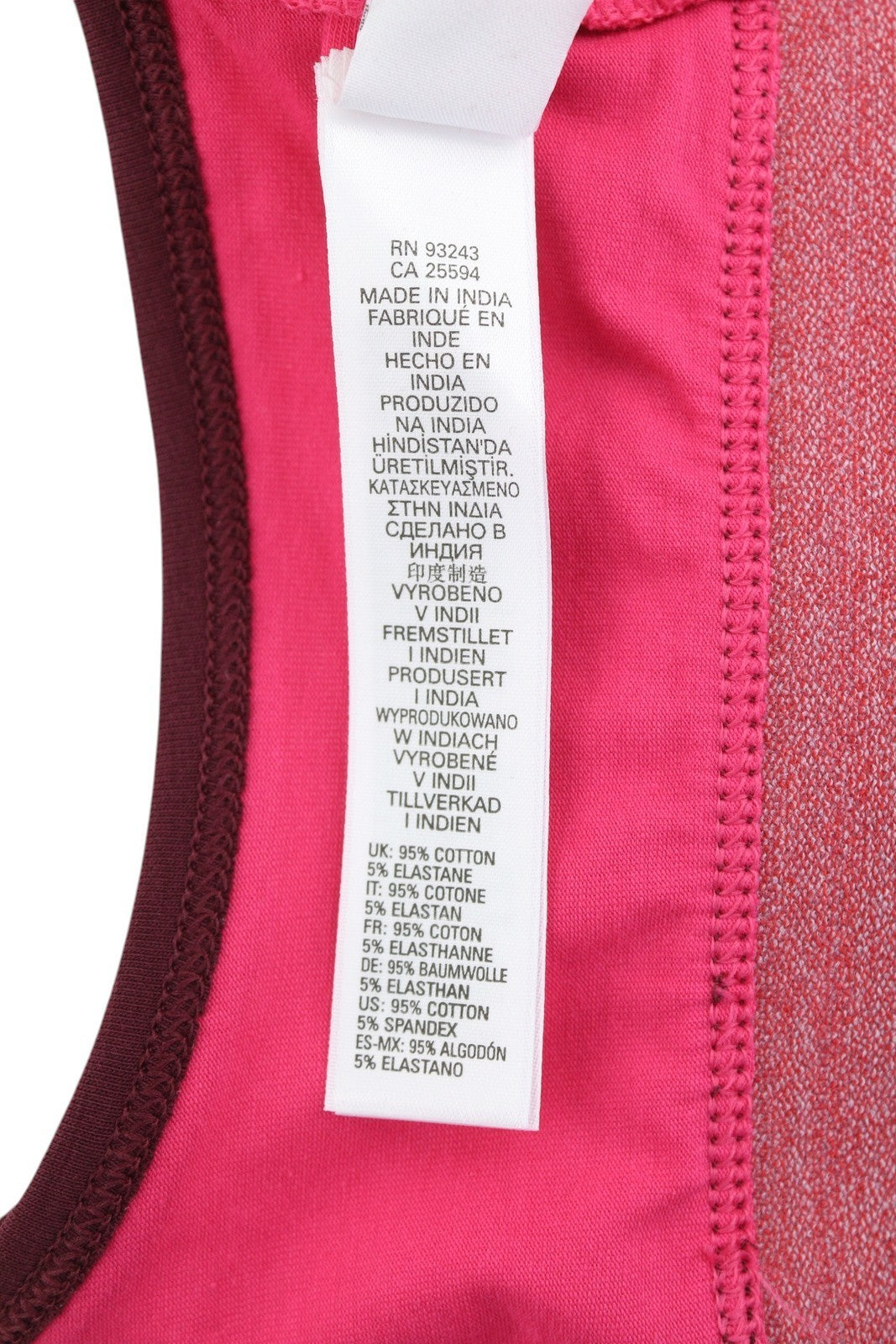 DIESEL Ufsb-Mileys Women's Sports Bra S Pink Logo Stretch Sleeveless Training