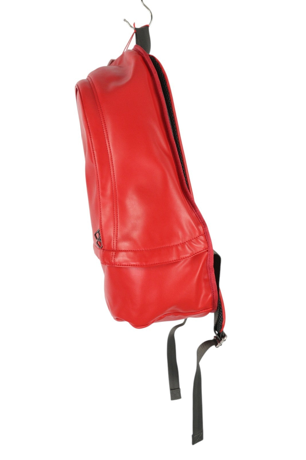 DIESEL Rave Berlyn Goa Men's Bag One Size Red Coated Backpack Logo Zip RRP250