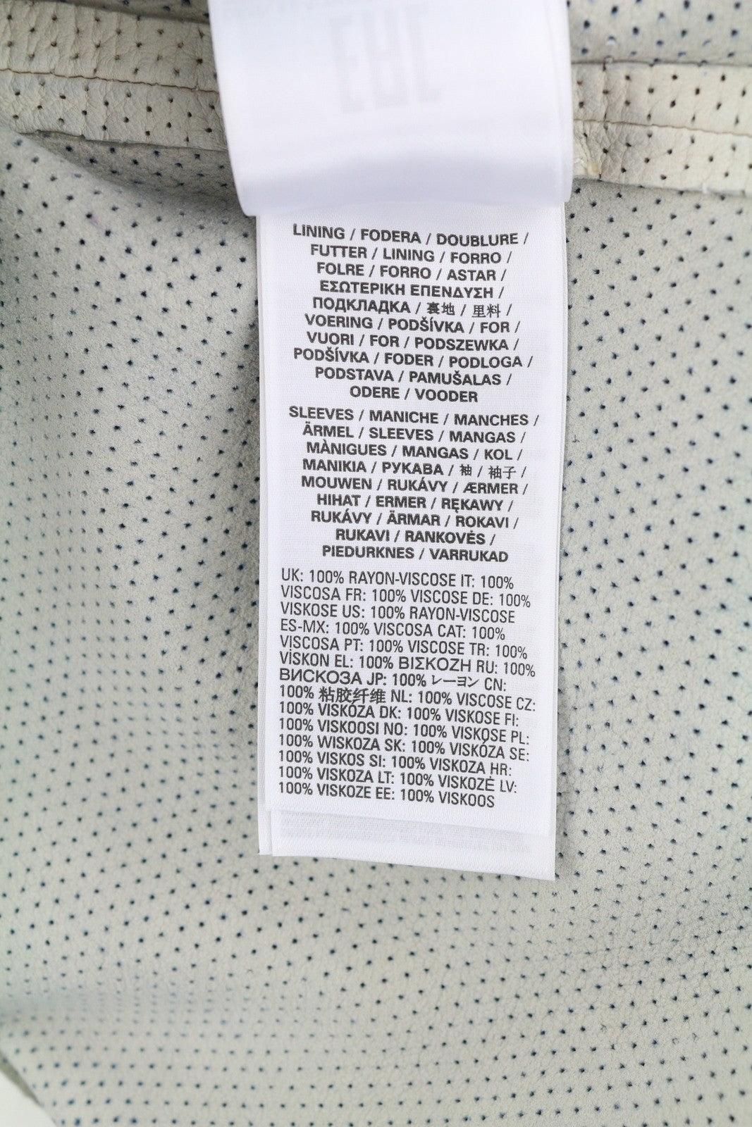 DIESEL L-Clime Men's Jacket 52 Washed Blue Sheepskin Leather Lightwear RRP750