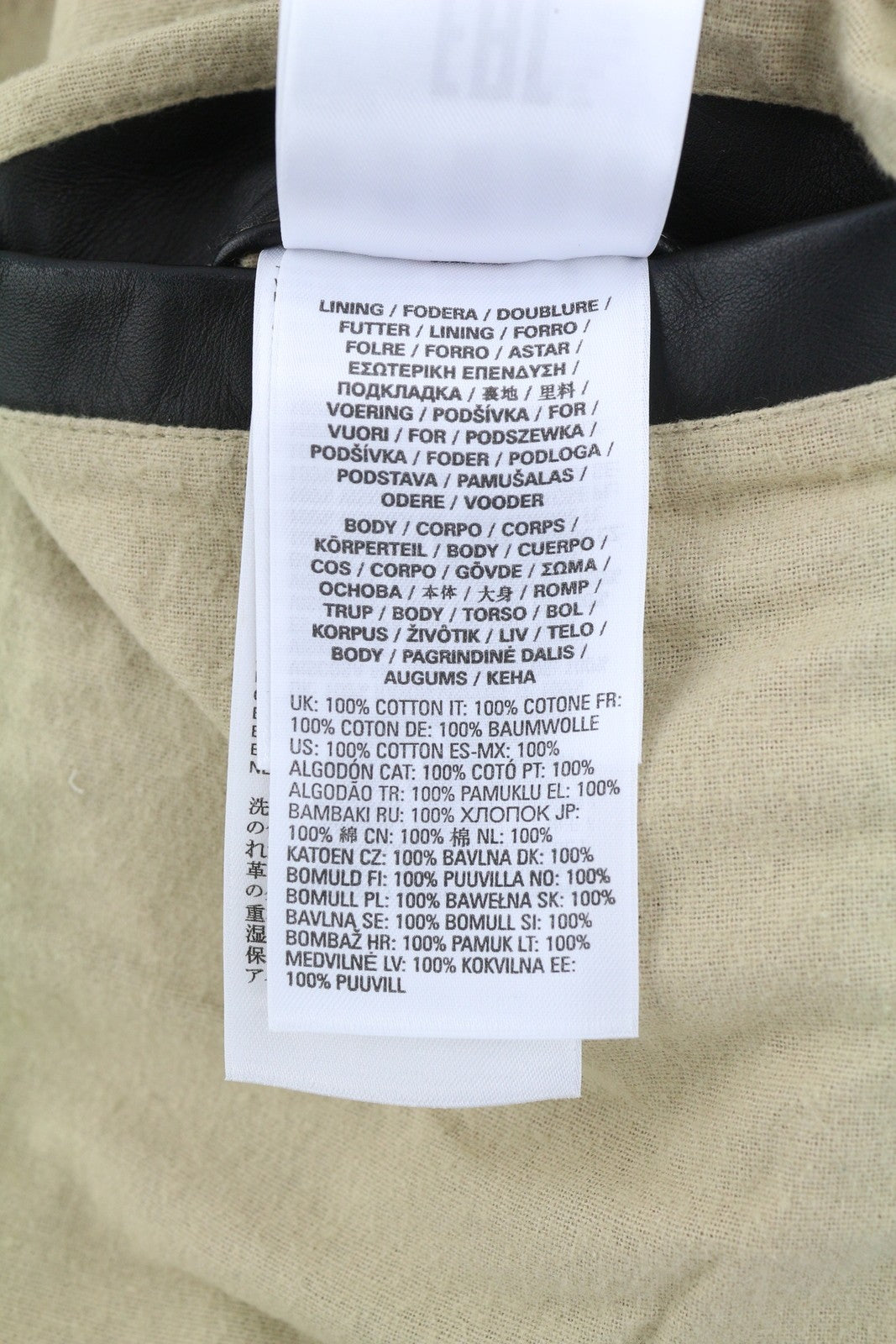 DIESEL L-Cale Men's Jacket L Black Cowhide Leather Polo Neck Light Style RRP650