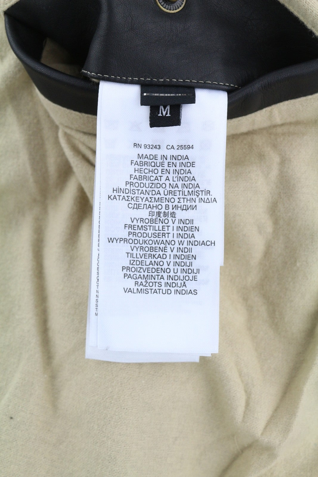 DIESEL L-Cale Men's Jacket M Black Cowhide Leather Polo Lightweight RRP650