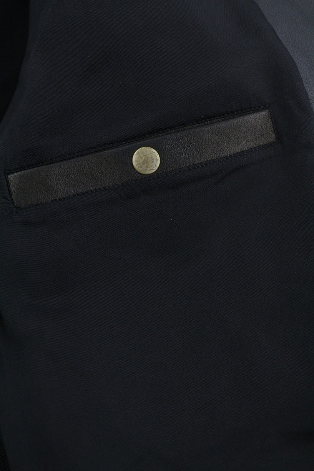 DIESEL L-Metalo Men Jacket 54 Black Sheepskin Leather Zip Lightweight RRP795