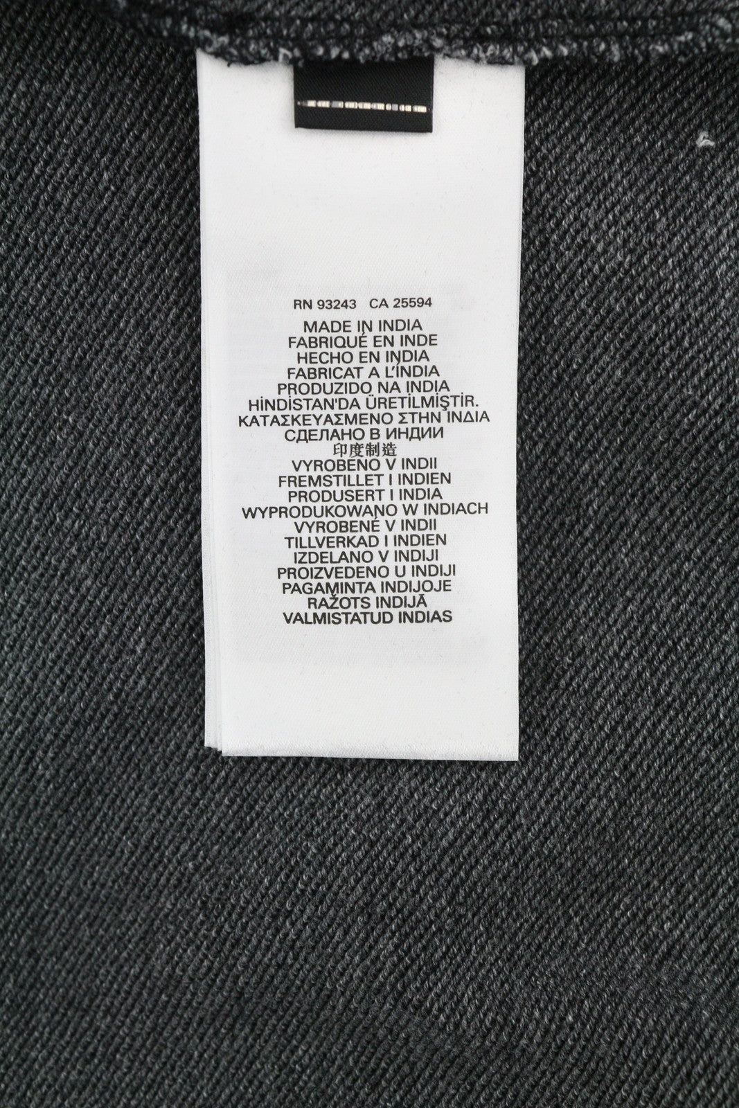 DIESEL S-Ginn-Hood-L1 Men Hoodie L Grey Washed Pullover Kangaroo Pocket RRP250