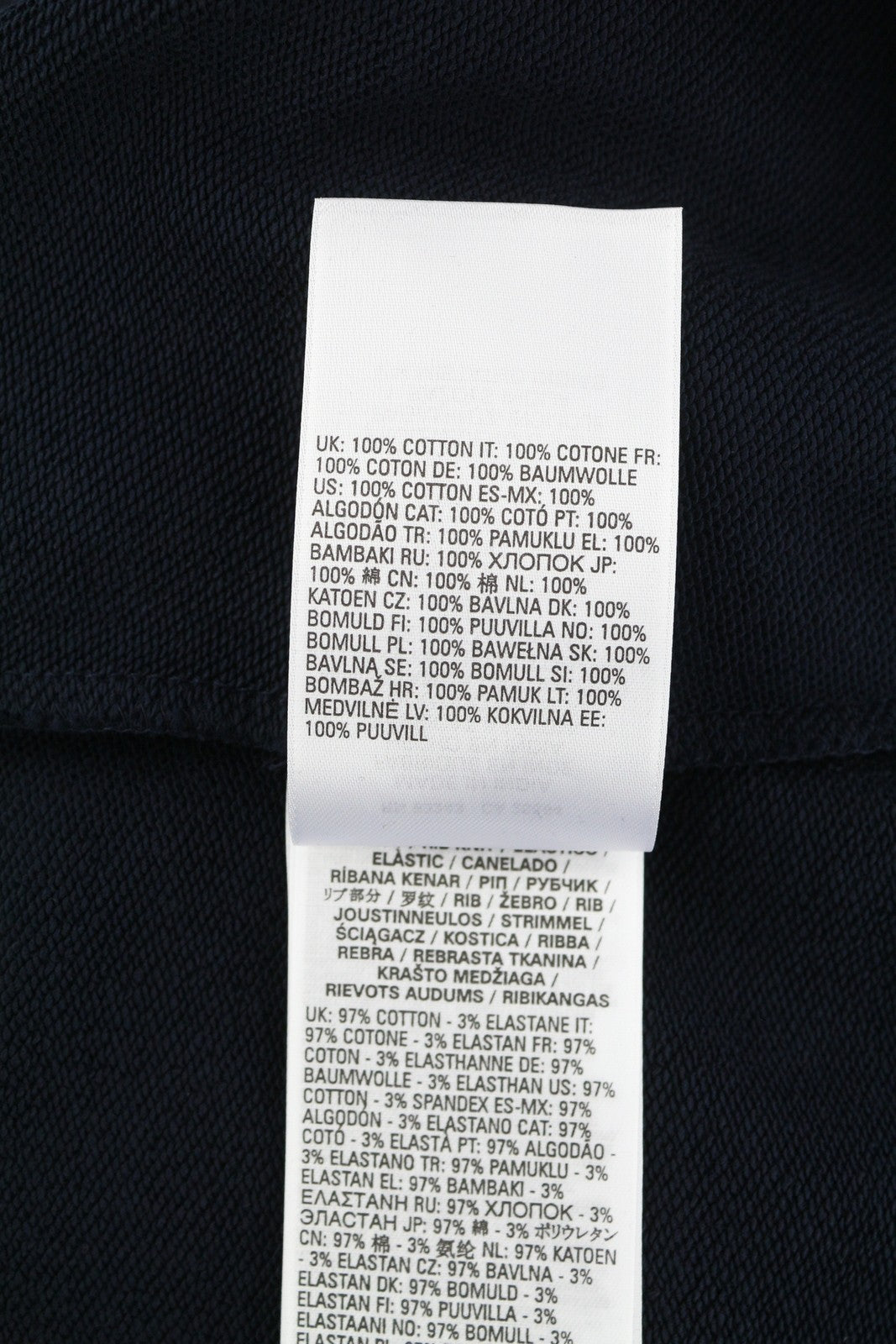 DIESEL S-Ginn-L3 Men's Sweatshirt XL Dark Blue Crew Neck Logo Pattern RRP150