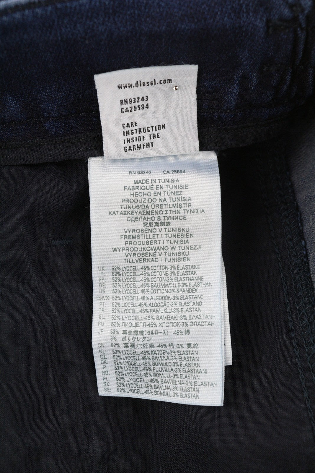 DIESEL D-Krooley-Cargo-Ne 069ZJ Men's Jeans W32 Tapered Belted Blue RRP295