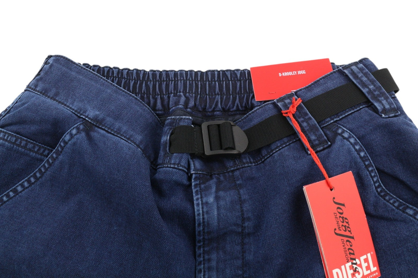 DIESEL D-Krooley-Cargo-Ne 069ZJ Men's Jeans W32 Tapered Belted Blue RRP295