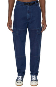 DIESEL D-Krooley-Cargo-Ne 069ZJ Men's Jeans W34 Tapered Belted Blue RRP295